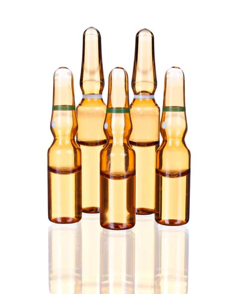 Glass ampoules are made of tubing glass
