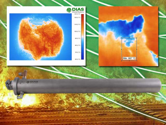 Infrared camera PYROINC from DIAS Infrared for non-contact temperature measurement