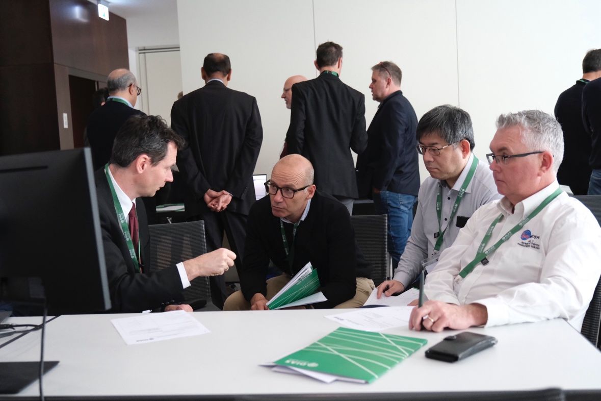 Interesting talks with our sales partners
